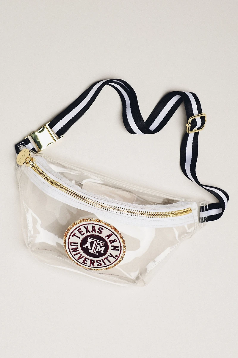 Stoney Clover Lane Clear College Football Belt Bag
