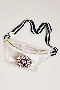 Stoney Clover Lane Clear College Football Belt Bag