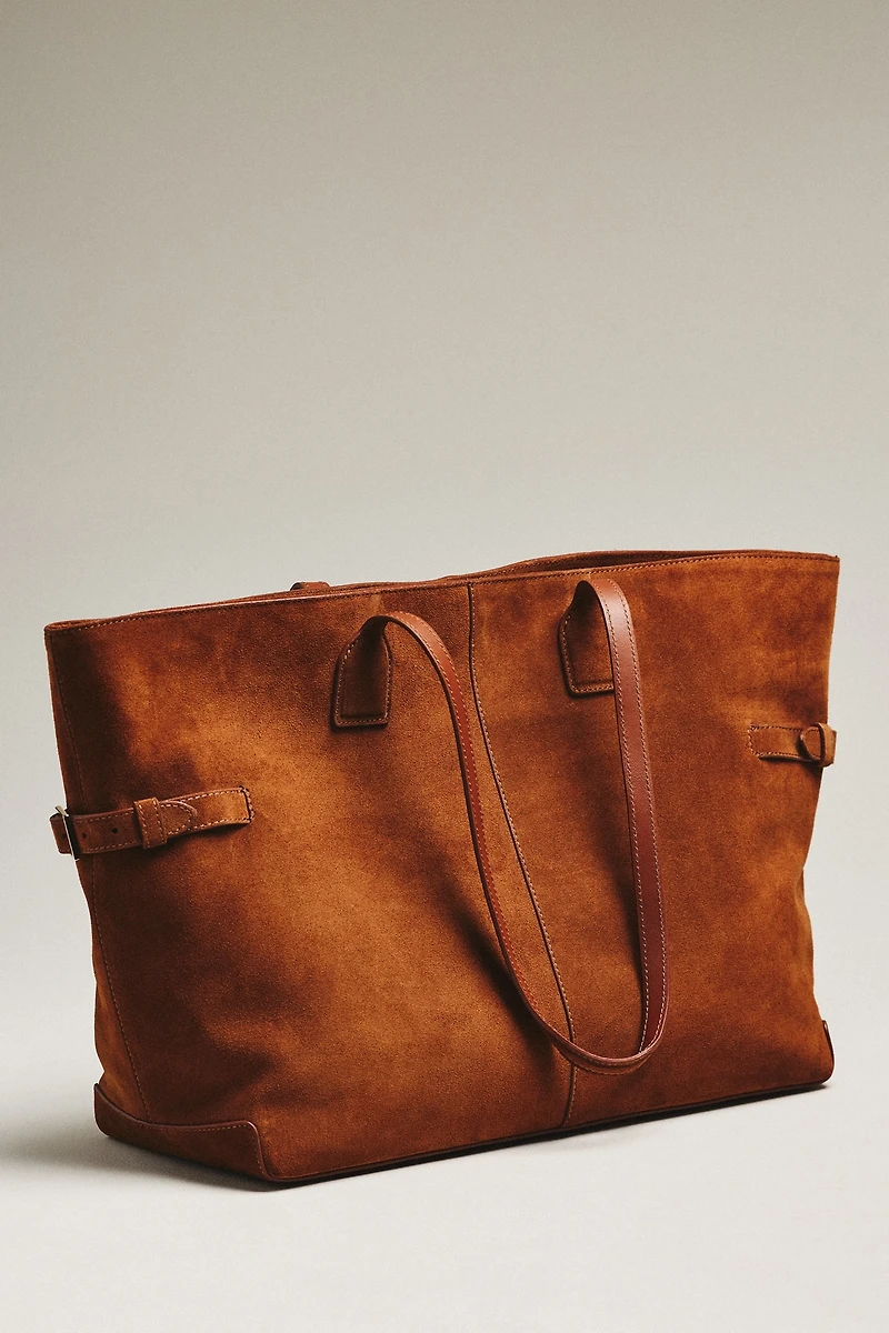 Flattered Lesley Leather Tote Bag