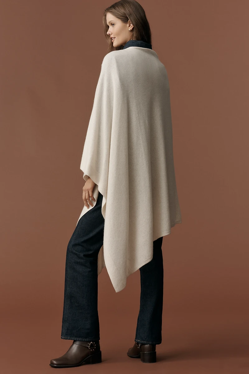 By Anthropologie Cashmere Poncho Wrap
