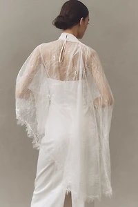 BHLDN Lace Drape Cape