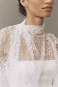 BHLDN Lace Drape Cape