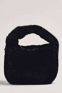 Urban Expressions Faux-Fur Mini Knotted Bag