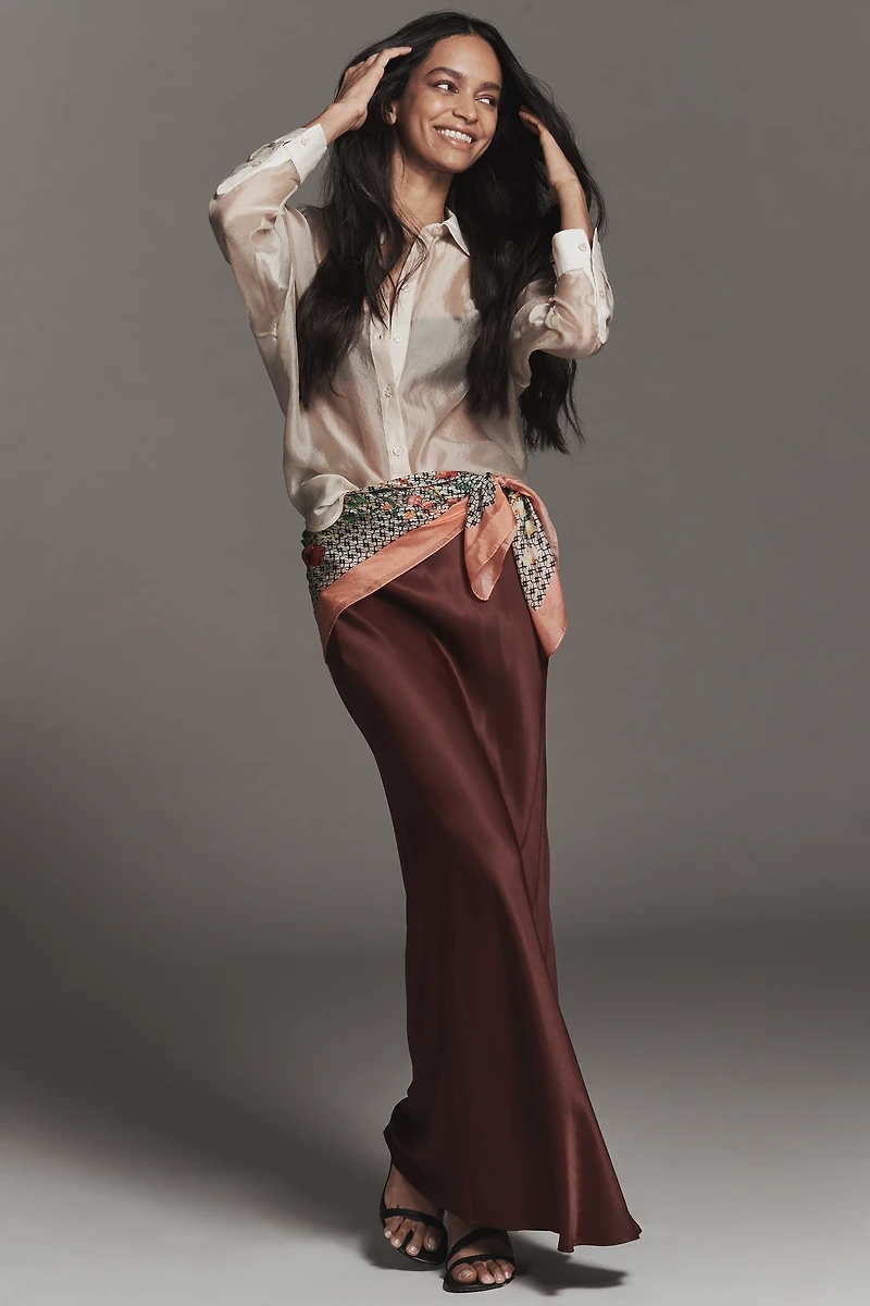 Maeve Floral Silk Scarf