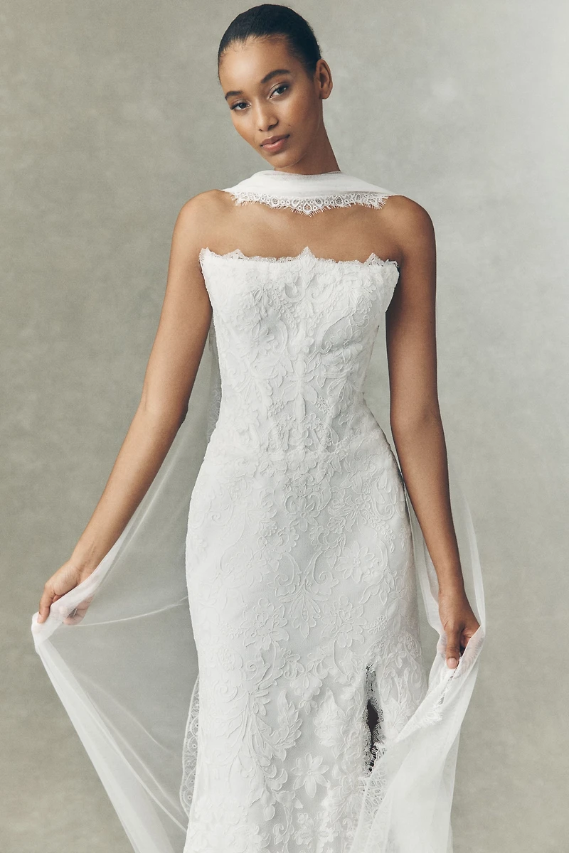 Watters Soft Net Lace Scarf