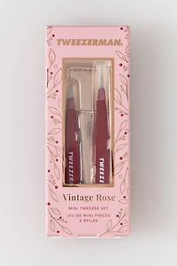 Tweezerman Vintage Rose Mini Tweezer Set