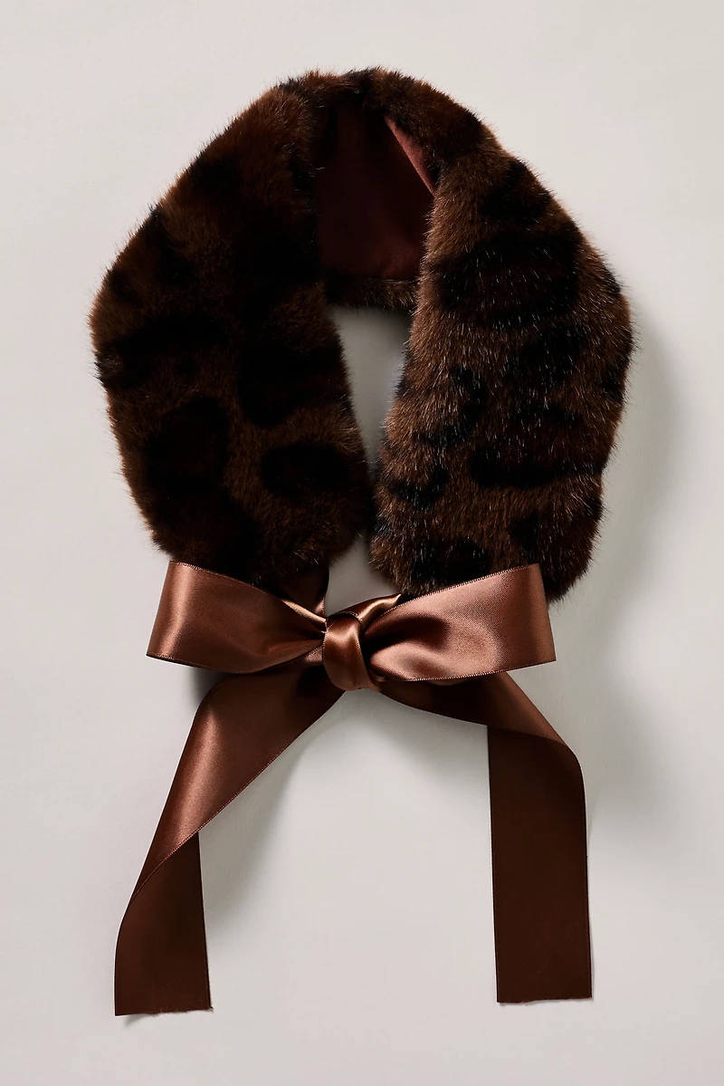 Violet & Brooks Faux-Fur Leopard Headband