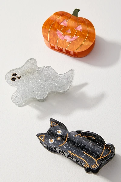 Frasier Sterling Halloween Hair Claw Clips, Set of 3