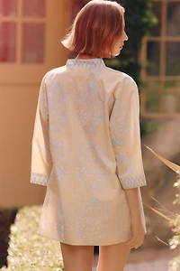 SZ Blockprints Cotton Printed Mini Kaftan