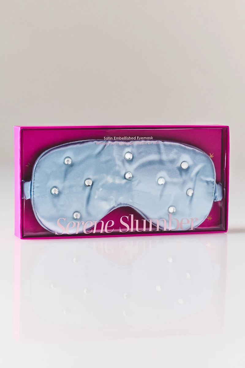 Satin Sleep Mask With Gems