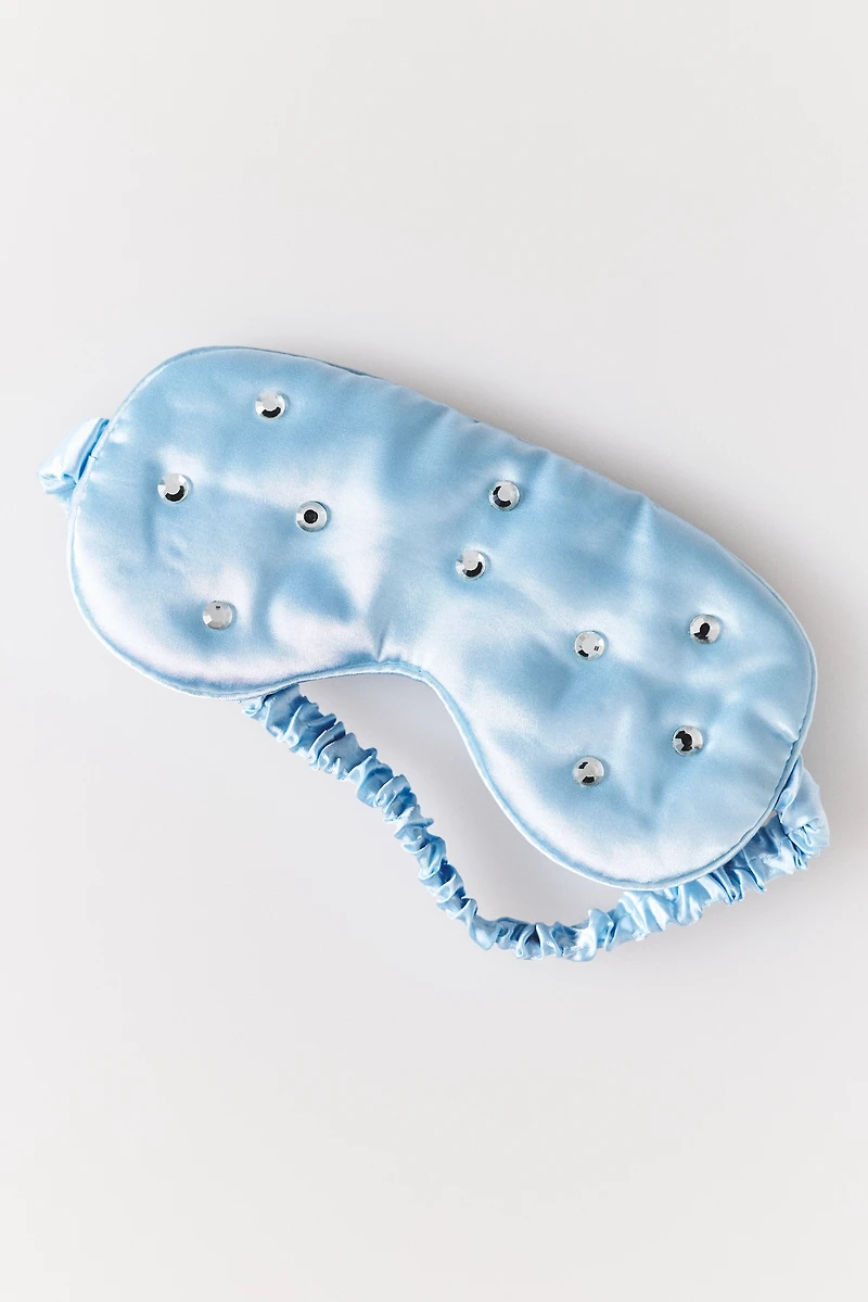 Satin Sleep Mask With Gems