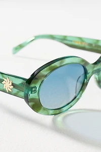 I-SEA Oval Celandine Sunglasses