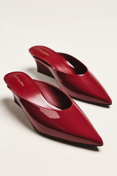 Reformation Marilyn Wedge Mule Heels