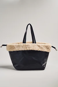 Reversible Sherpa Fleece Tote