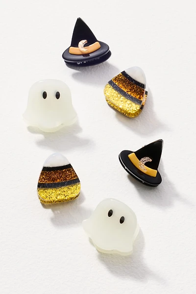 Halloween Mini Hair Claw Clips, Set of 6