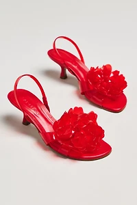 Farm Rio Floral Jelly Kitten Heels