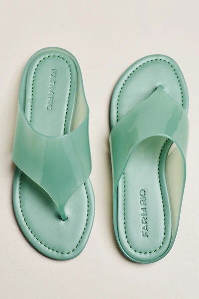 Farm Rio Jelly Thong Sandals