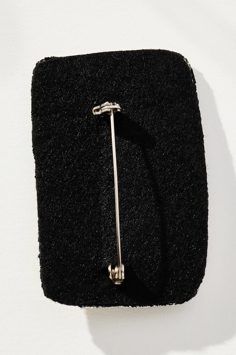 Beaded Sardines Brooch