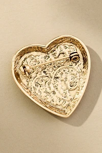 Vintage Heart Brooch