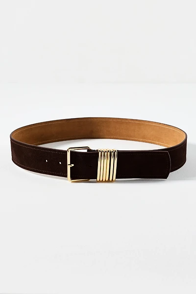 Square Buckle Multi Keeper Belt