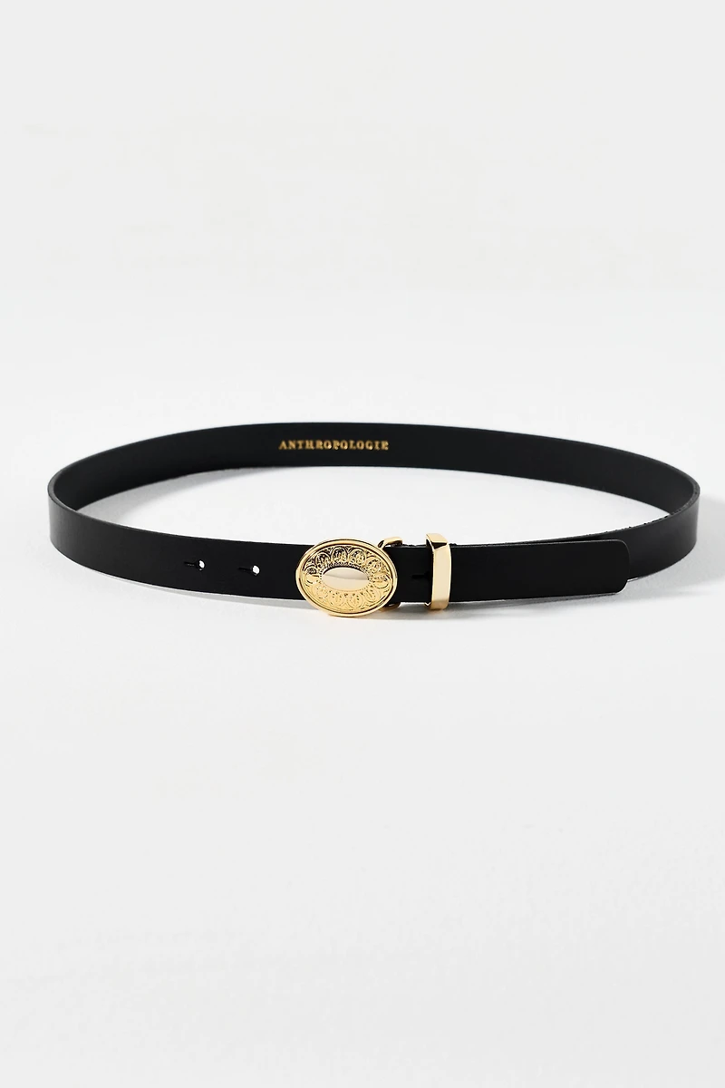 Icon Oval Buckle Belt