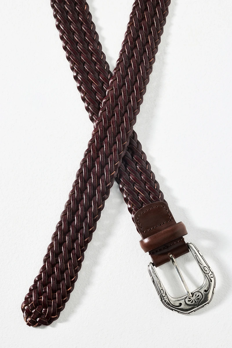 Western Buckle Woven Belt