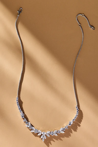 NADRI Prima Large Frontal Crystal Necklace