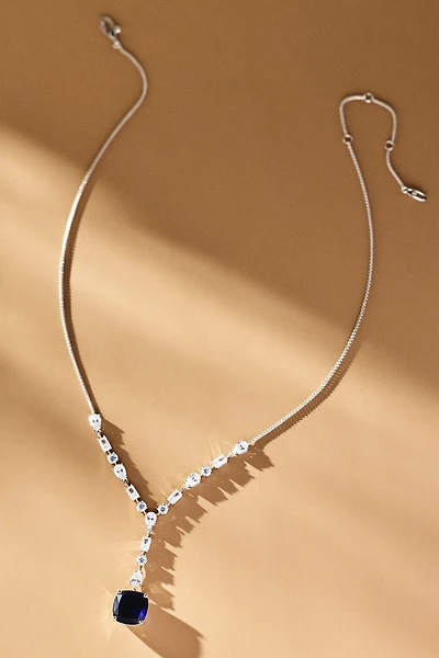 NADRI Rockstars Blue Bold Drop Y Necklace