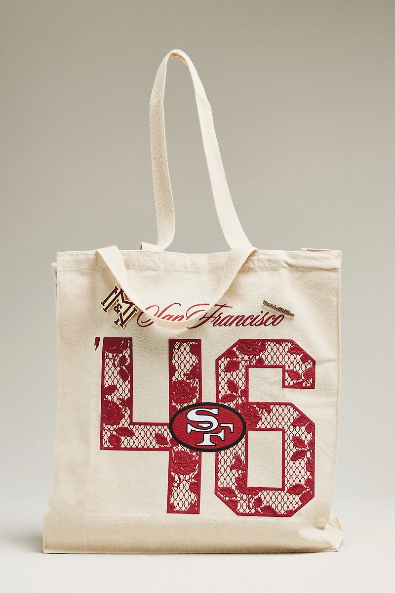 Mitchell & Ness Canvas NFL Team Tote Bag
