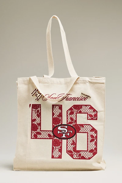Mitchell & Ness Canvas NFL Team Tote Bag