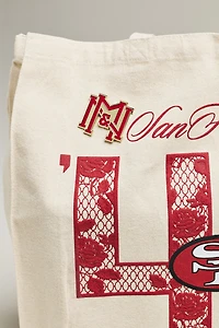 Mitchell & Ness Canvas NFL Team Tote Bag