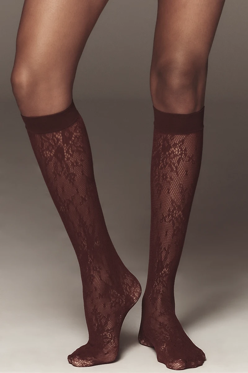 Swedish Stockings Rosa Lace Knee-High Socks
