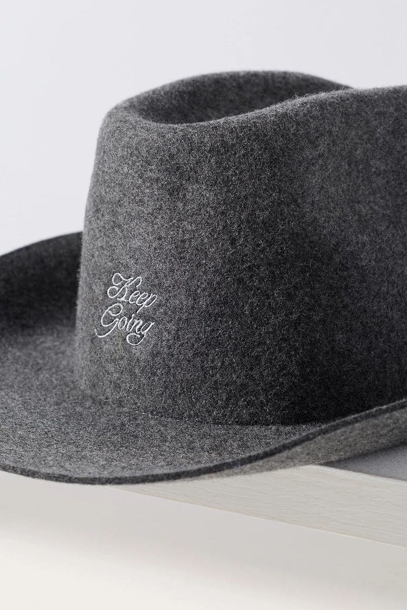 Van Palma Loris Wool Rancher Hat