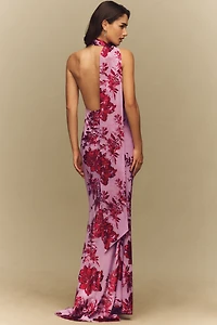 Retrofete Lorenna One-Shoulder Maxi Dress