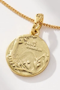 Clare V. Bonheur Coin Charm
