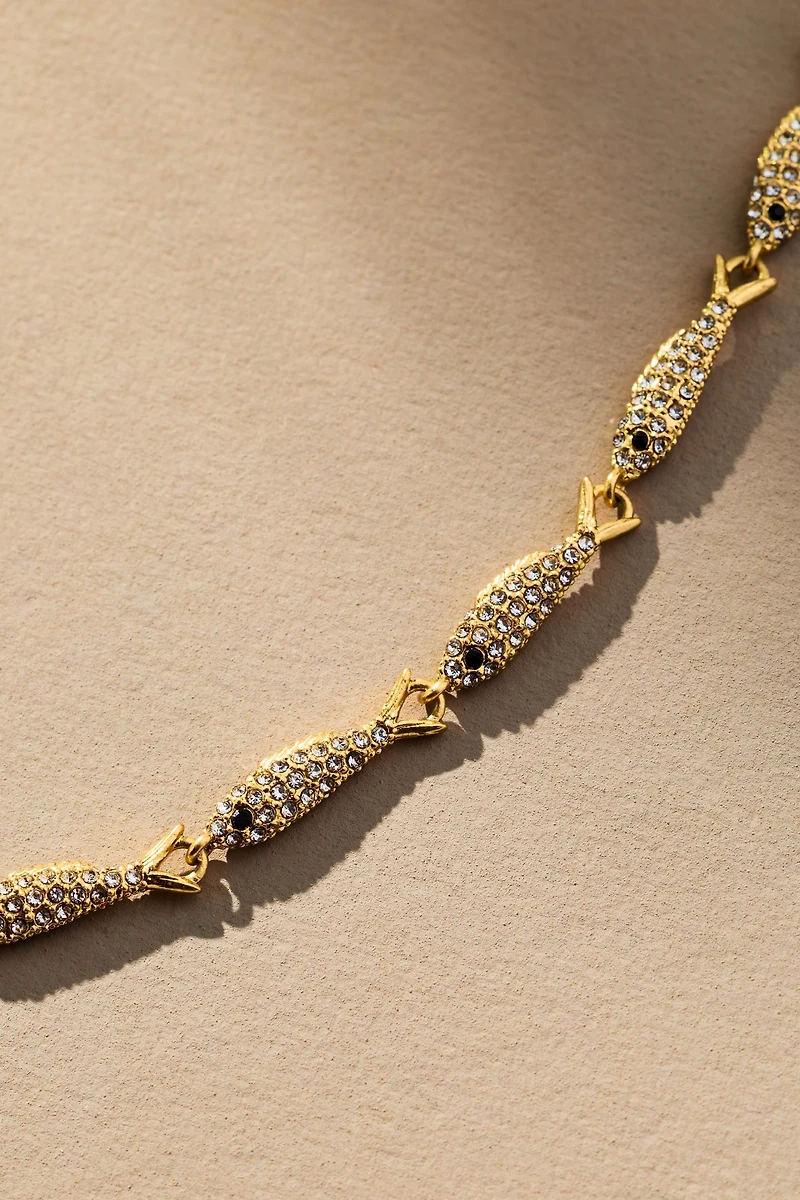 Clare V. Sardine Chain Necklace