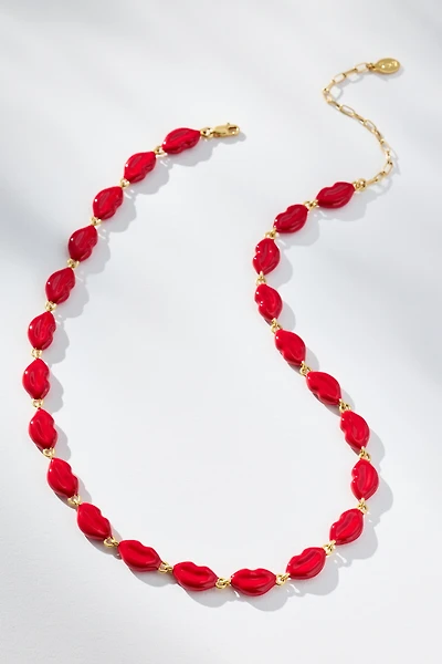 Clare V. Le Lips Necklace