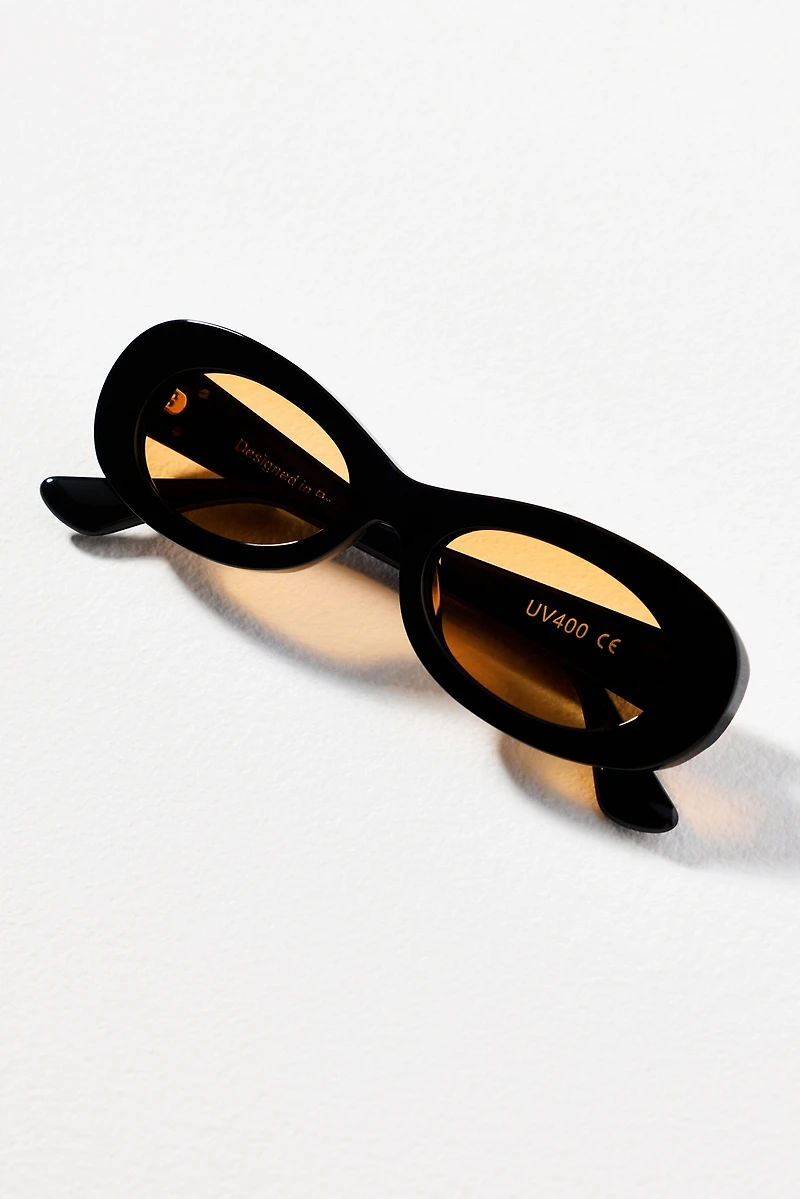 INDY Oval Soho Amber Sunglasses