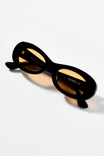INDY Oval Soho Amber Sunglasses