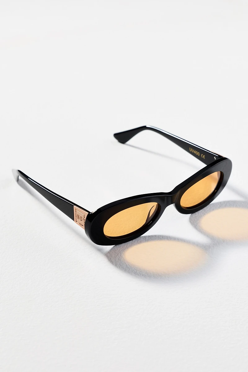 INDY Oval Soho Amber Sunglasses