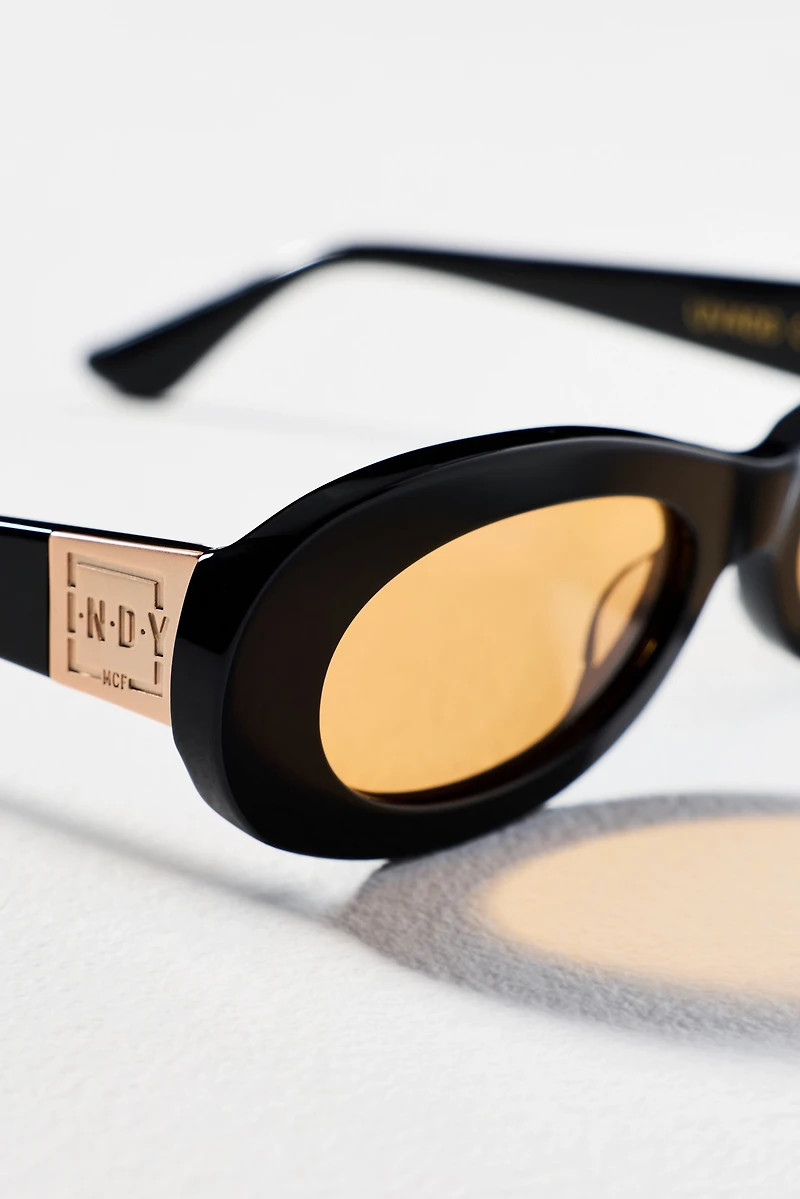 INDY Oval Soho Amber Sunglasses