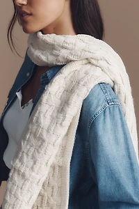 By Anthropologie Cable-Knit Scarf