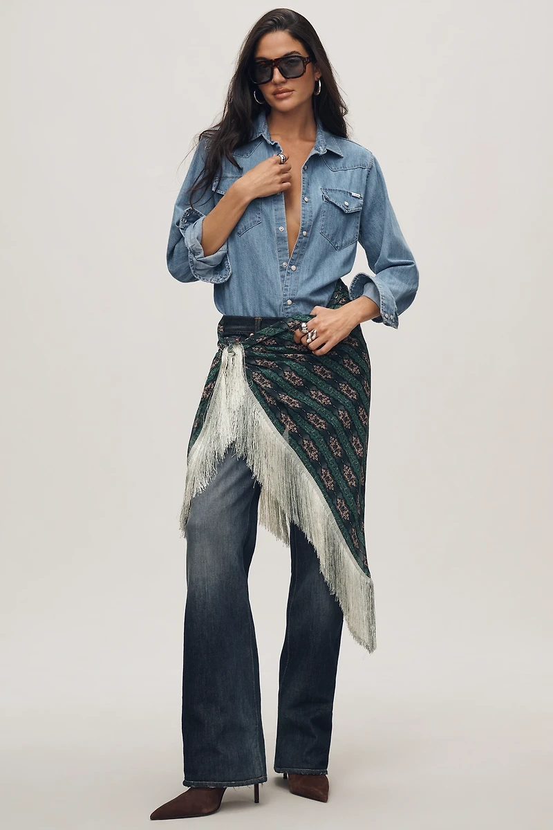 Anna Sui Fringe Wrap