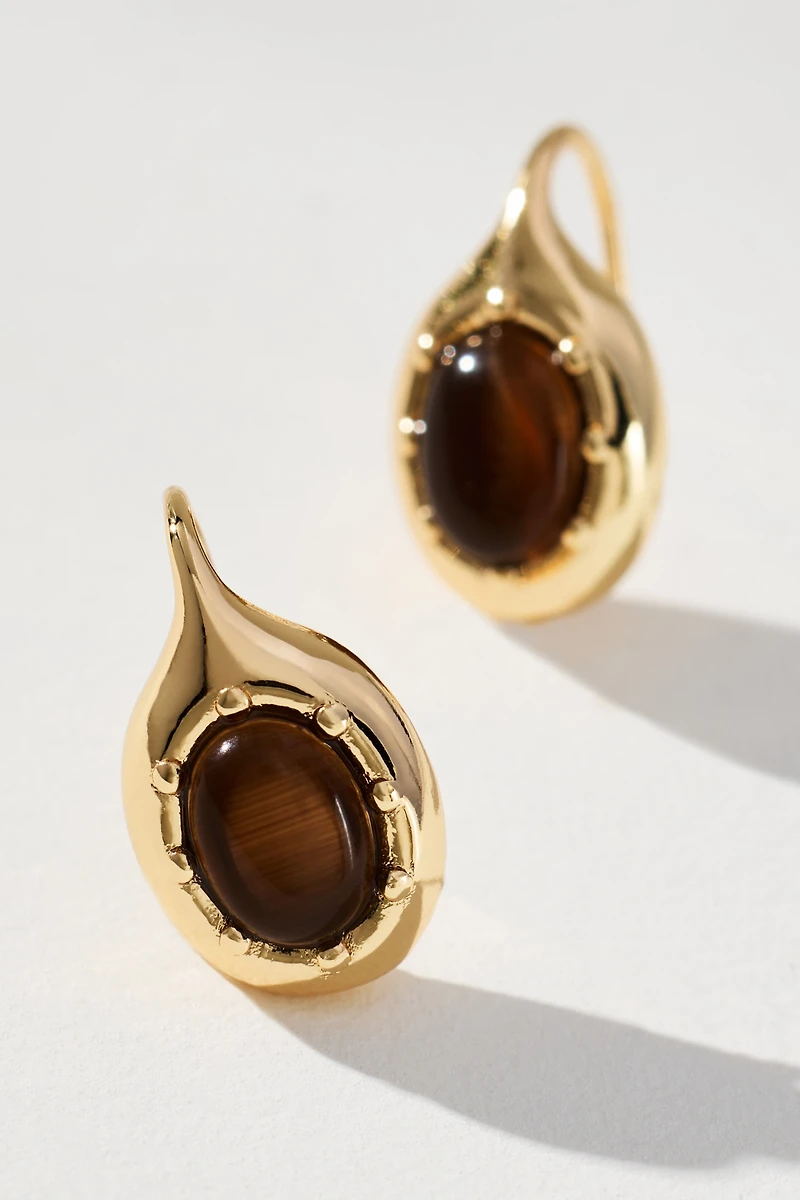 Crystal Fishhook Earrings