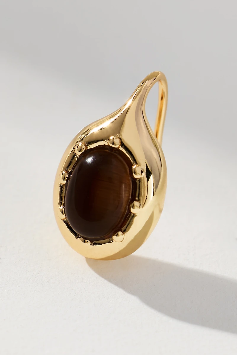 Crystal Fishhook Earrings