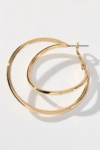 Double-Layer Hoop Earrings