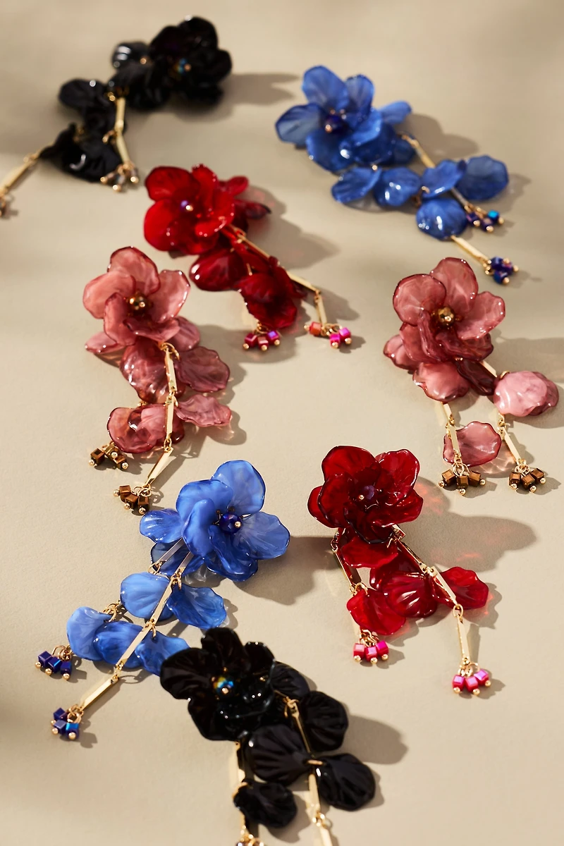 Floral Drop Earrings