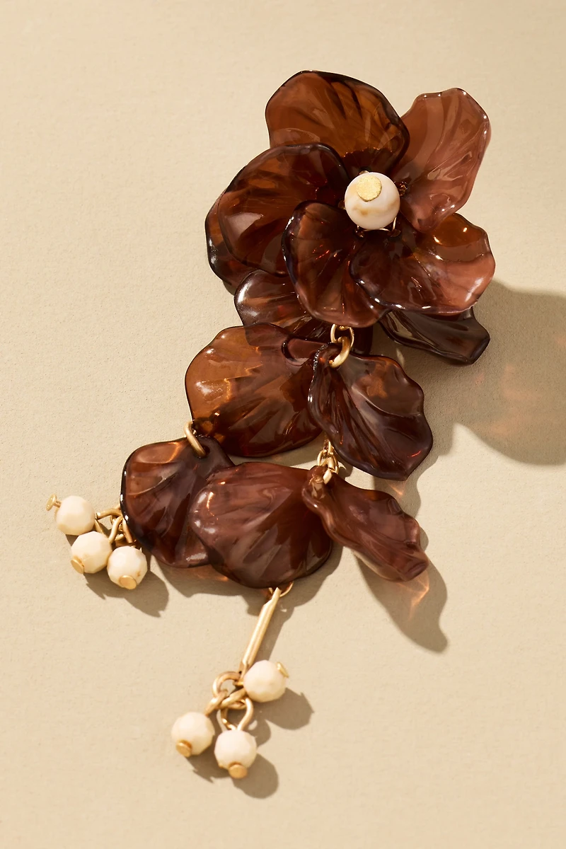 Floral Drop Earrings
