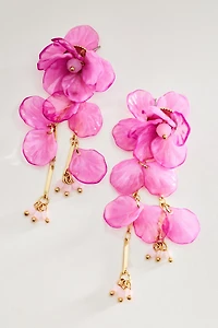 Floral Drop Earrings