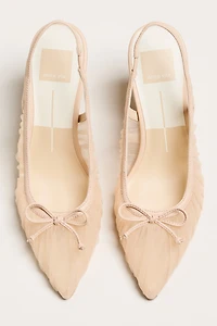 Dolce Vita Yela Mesh Slingback Heels